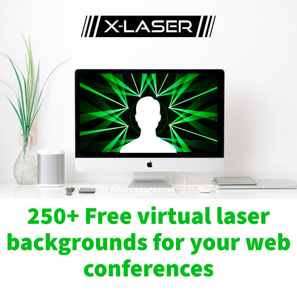 Free Laser Backgrounds for Your Virtual Meetings