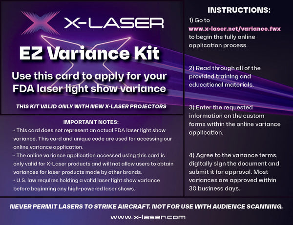 EZ Variance Kit - Online Variance Application