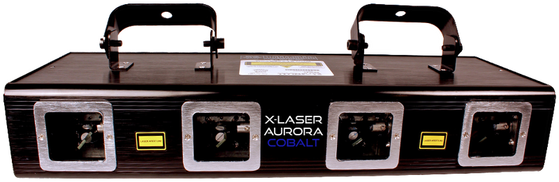 Aurora Cobalt Quad-Head Blue DJ Laser