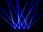 Aurora Cobalt Quad-Head Blue DJ Laser