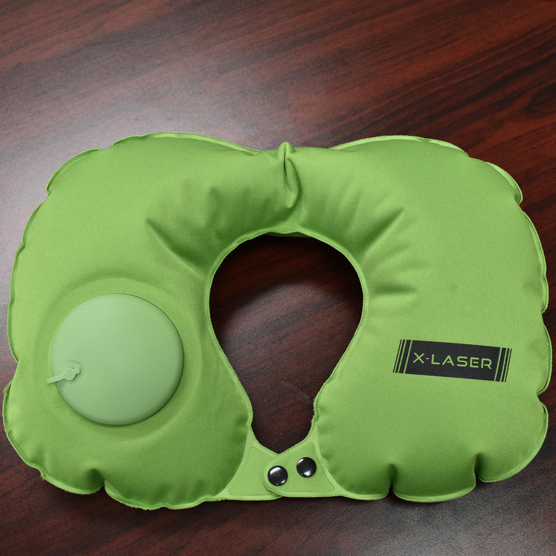 X-Laser inflatable travel pillow