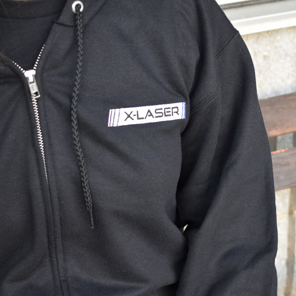 X-Laser hoodie (zip-up)